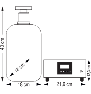 wymiary dyfuzora zapachowego KALA iFresh BOX 5000