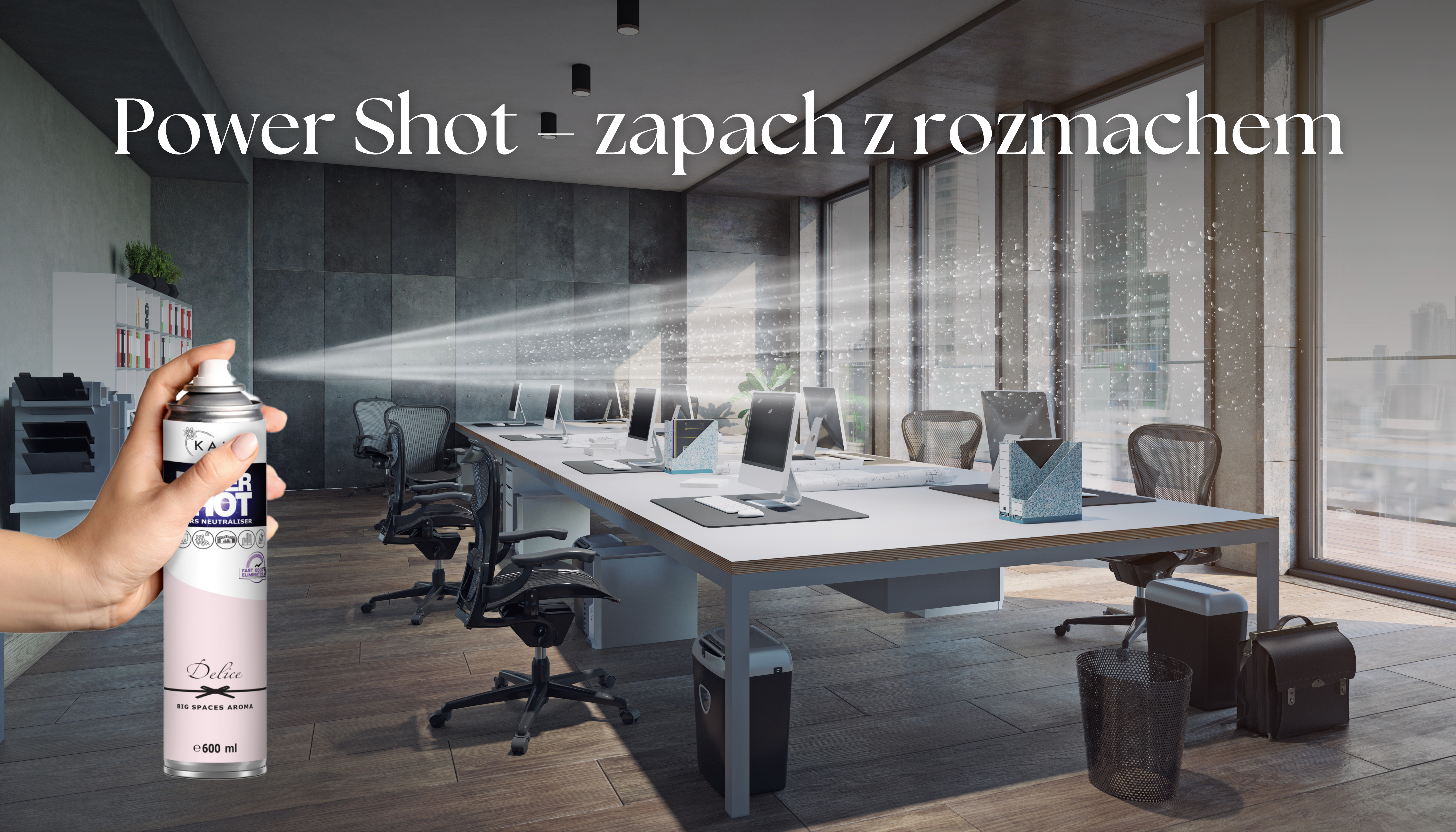 Odświeżacz powietrza dla firm sprzątających Power Shot