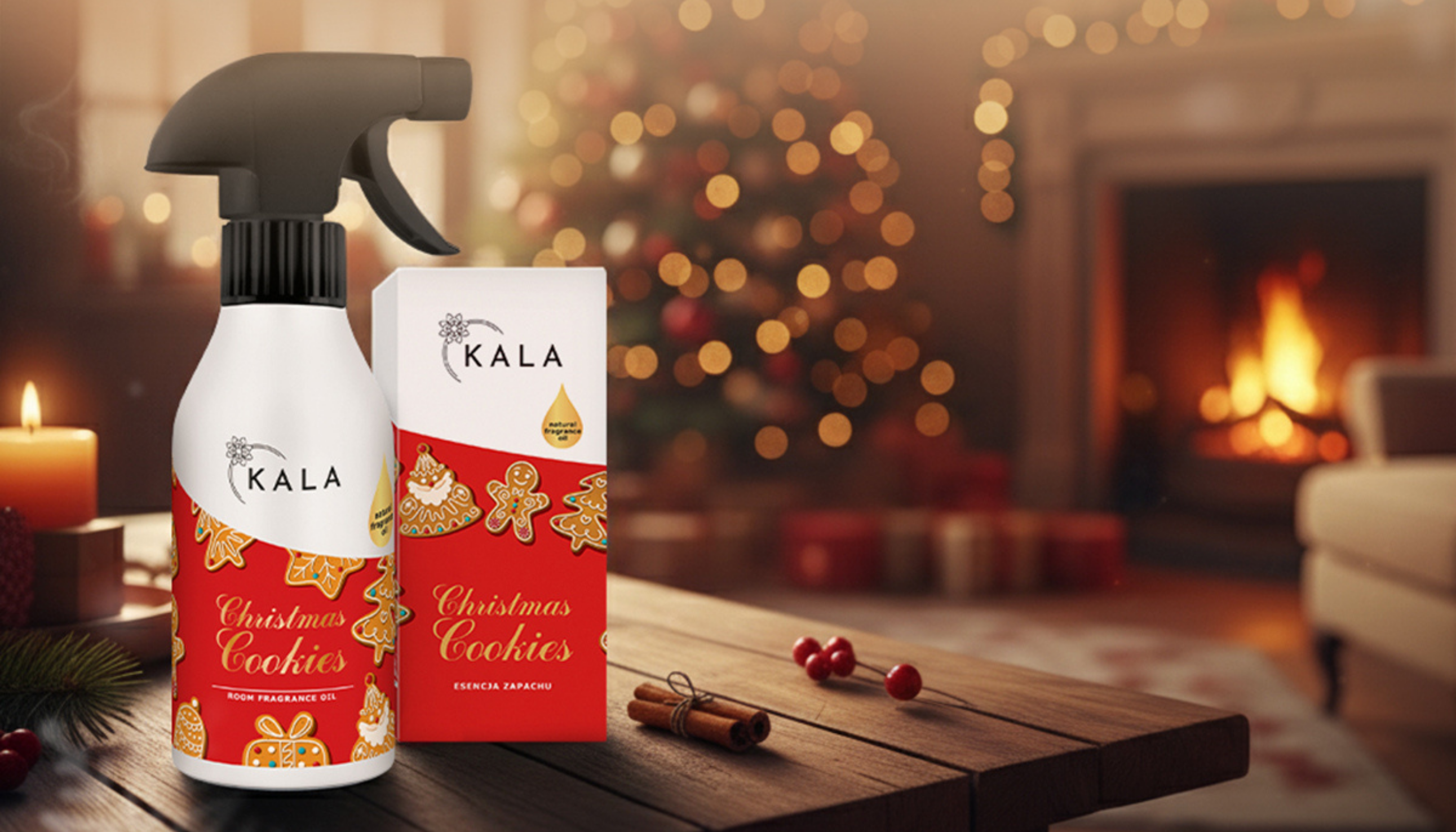 Zapach świąt - olejek zapachowy Kala Chanti Christmas Cookies