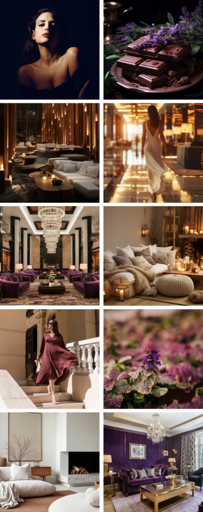 Patchouli Secrets moodboard zapachu elegancki i zmysłowy