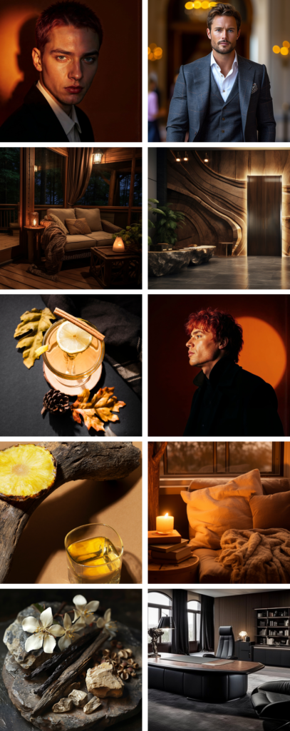 Moodboard zapachu Stronger with You - męskie perfumy