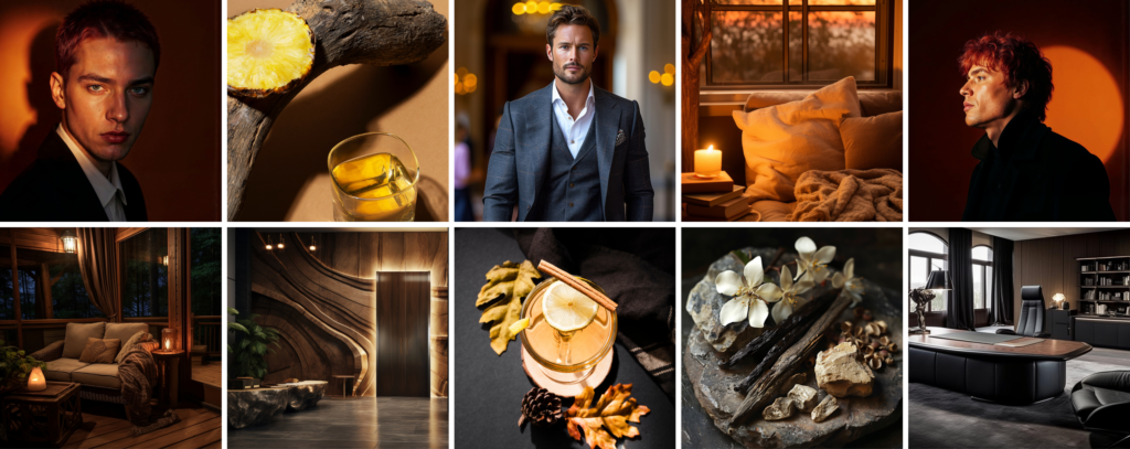 Moodboard zapachu Stronger with You - męskie perfumy