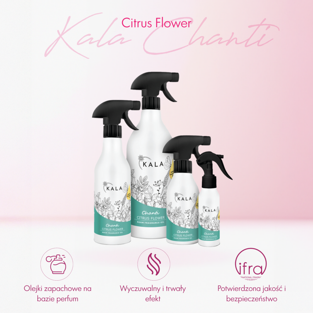 CITRUS FLOWER Olejek zapachowy w sprayu KALA Chanti