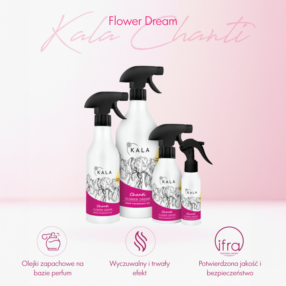 Kala Chanti zapach Flower Dream - właściwości, 4 pojemności