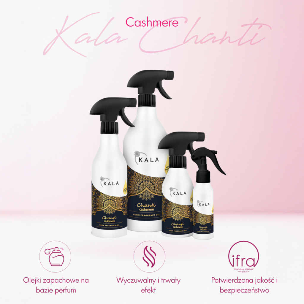 CASHMERE Olejek zapachowy w sprayu KALA Chanti