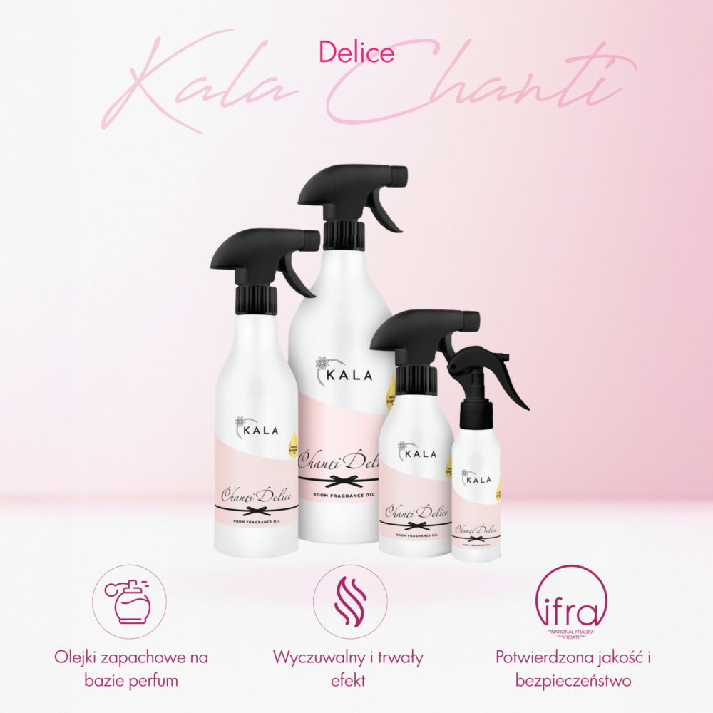 Kala Chanti zapach Delice - właściwości, 4 pojemności