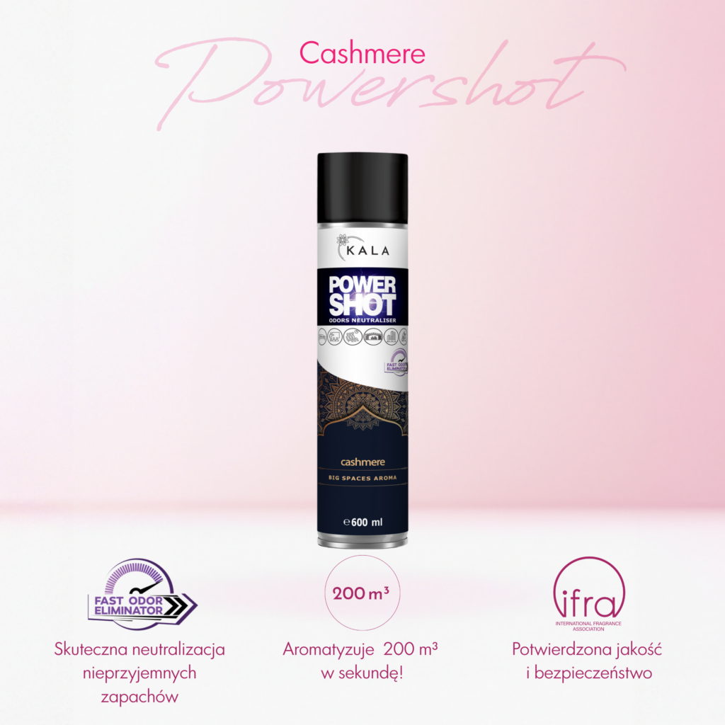 CASHMERE Neutralizator Zapachu POWER SHOT