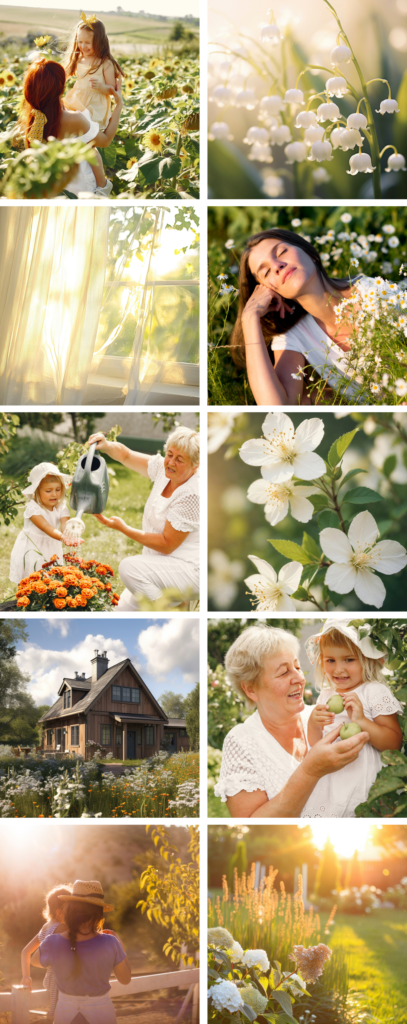 Lily of May moodboard zapachu