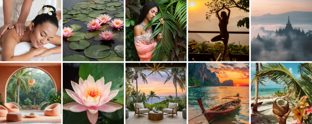 moodboard Tajski Lotos