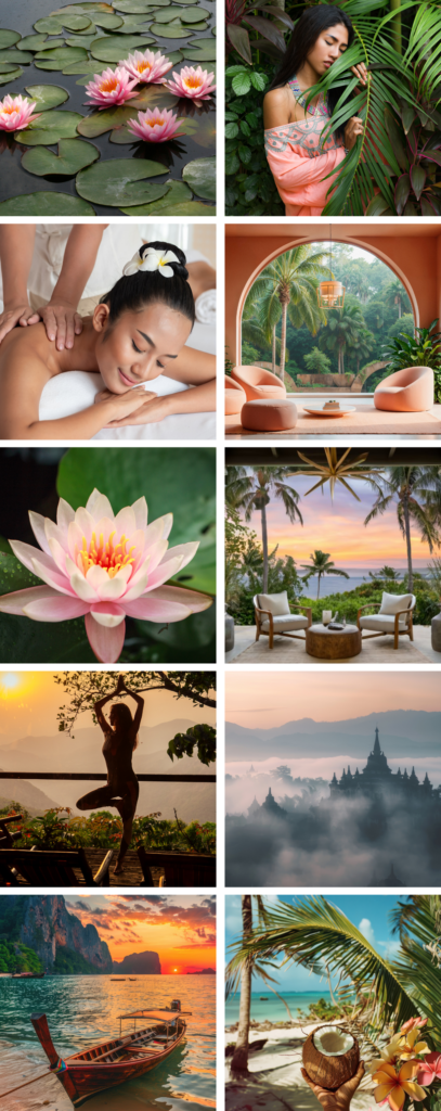 moodboard Tajski Lotos